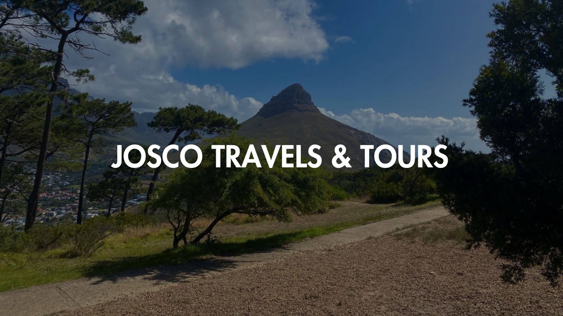 Josco Travels AB webbplats, designad av Zolve UF